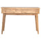 Solid Wood Writing Desk with 2 Drawers Living Artisan Furniture 