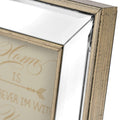 Square Mirror Bordered Photo Frame 4x4 Accessories Hill Interiors 
