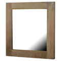 Square Wooden Frame with Mirror Mirrors Artisan Furniture 