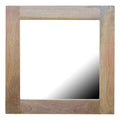 Square Wooden Frame with Mirror Mirrors Artisan Furniture 