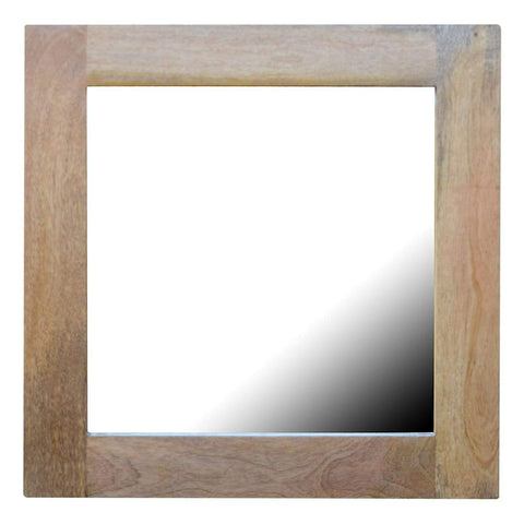 Square Wooden Frame with Mirror Mirrors Artisan Furniture 