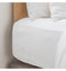SS Organic Cotton Fitted Sheet White Double Sleeping Regency Studio 