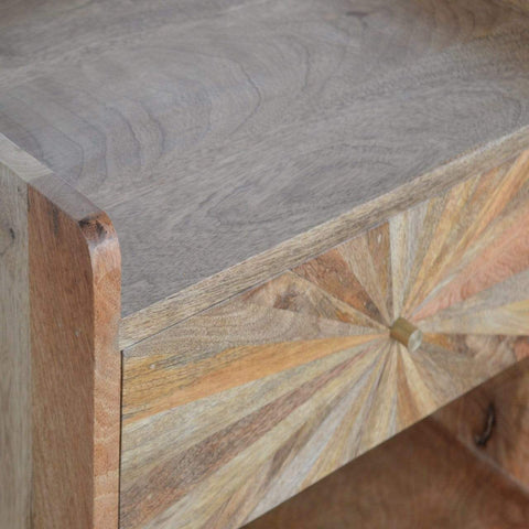 Sunrise Bedside with Open Slot Sleeping Artisan Furniture 