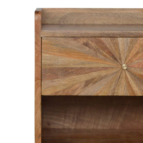Sunrise Bedside with Open Slot Sleeping Artisan Furniture 