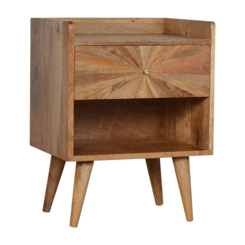 Sunrise Bedside with Open Slot Sleeping Artisan Furniture 