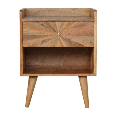 Sunrise Bedside with Open Slot Sleeping Artisan Furniture 