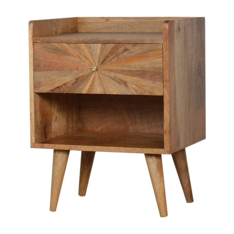 Sunrise Bedside with Open Slot Sleeping Artisan Furniture 