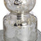 Tall Antique Silver Glass Candle Column Accessories Hill Interiors 