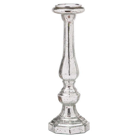 Tall Metallic Hexagonal Candle Pillar Accessories Hill Interiors 