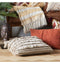 Tallara Fringed Cushion Black/Cream Accessories Regency Studio 
