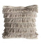 Tallara Fringed Cushion Black/Cream Accessories Regency Studio 