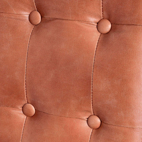 Tan Faux Leather Dining Chair Dining Hill Interiors 