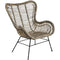 The Bali Collection Full Rattan Wing Chair Living Hill Interiors 