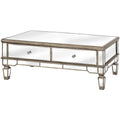 The Belfry Collection Mirrored Coffee Table Living Hill Interiors 