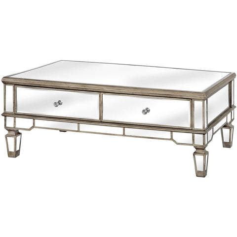 The Belfry Collection Mirrored Coffee Table Living Hill Interiors 