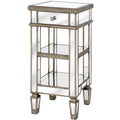 The Belfry Collection One Drawer Mirrored Cocktail Table Living Hill Interiors 