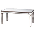 The Belfry Collection Rectangle Mirrored Dining Table Dining Hill Interiors 
