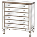 The Belfry Collection Six Drawer Mirrored Chest Sleeping Hill Interiors 