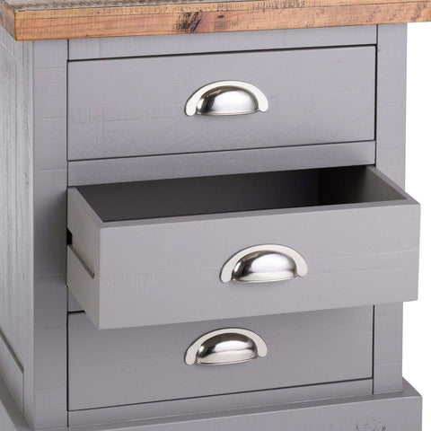 The Byland Collection 3 Drawer Bedside Sleeping Hill Interiors 