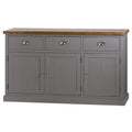 The Byland Collection Three Drawer Three Door Sideboard Living Hill Interiors 