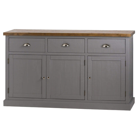 The Byland Collection Three Drawer Three Door Sideboard Living Hill Interiors 