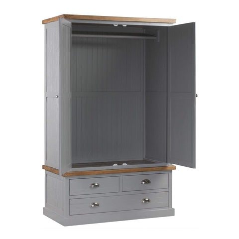 The Byland Collection Three Drawer Two Door Wardrobe Sleeping Hill Interiors 