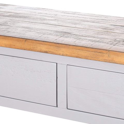 The Byland Collection Two Drawer Console Table With Shelf Living Hill Interiors 