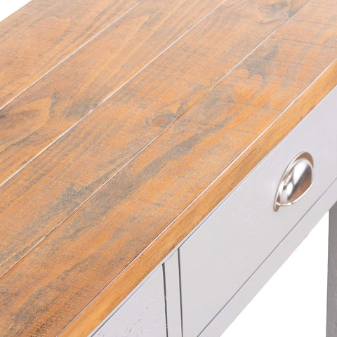 The Byland Collection Two Drawer Console Table With Shelf Living Hill Interiors 