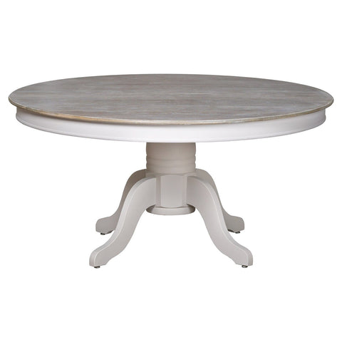 The Liberty Collection Large Round Dining Table Dining Hill Interiors 