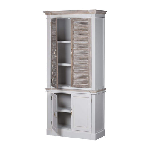 The Liberty Collection Linen Cupboard With Louvered Doors Living Hill Interiors 