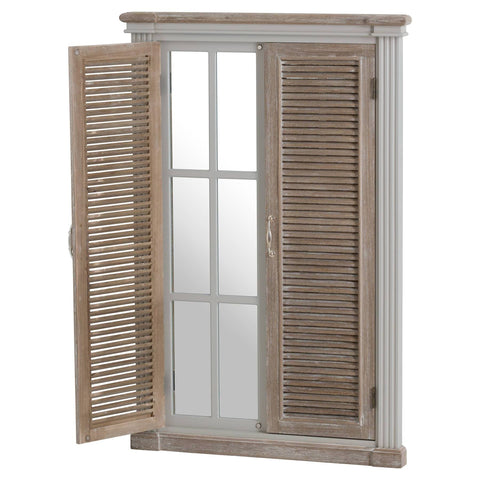 The Liberty Collection Louvered Door Mirror Mirrors Hill Interiors 