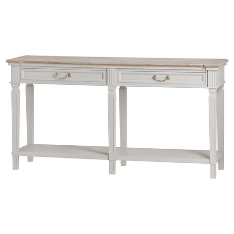 The Liberty Collection Two Drawer Hall Table With Shelf Living Hill Interiors 