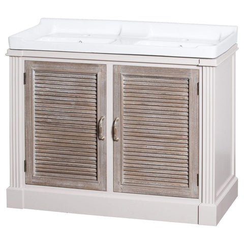 The Liberty Collection Vanity Double Sink Unit Living Hill Interiors 