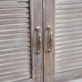 The Liberty Collection Vanity Sink Unit With Louvered Doors Bathroom Hill Interiors 
