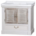 The Liberty Collection Vanity Sink Unit With Louvered Doors Bathroom Hill Interiors 