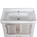 The Liberty Collection Vanity Sink Unit With Louvered Doors Bathroom Hill Interiors 