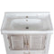 The Liberty Collection Vanity Sink Unit With Louvered Doors Bathroom Hill Interiors 