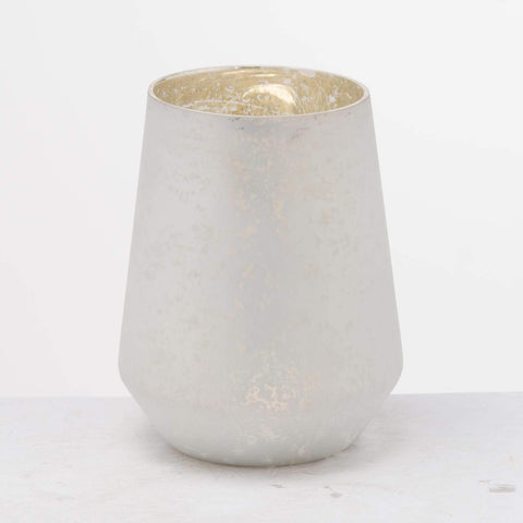 The Noel Collection White Medium Etched Candle Holder Accessories Hill Interiors 