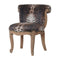 Tiger Printed Studded Chair Living Artisan Furniture 