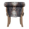 Tiger Printed Studded Chair Living Artisan Furniture 
