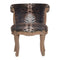 Tiger Printed Studded Chair Living Artisan Furniture 