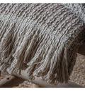 Tonal Woven Throw Natural Accessories Regency Studio 