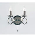Trafford 2 Wall Light Antique Silver Lighting Regency Studio 