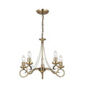 Trafford 5 Pendant Light Antique Brass Lighting Regency Studio 
