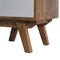 Two Tone Hand Painted Bedside Sleeping Artisan Furniture 