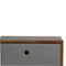 Two Tone Hand Painted Bedside Sleeping Artisan Furniture 