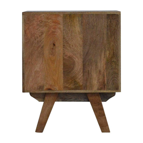 Two Tone Hand Painted Bedside Sleeping Artisan Furniture 
