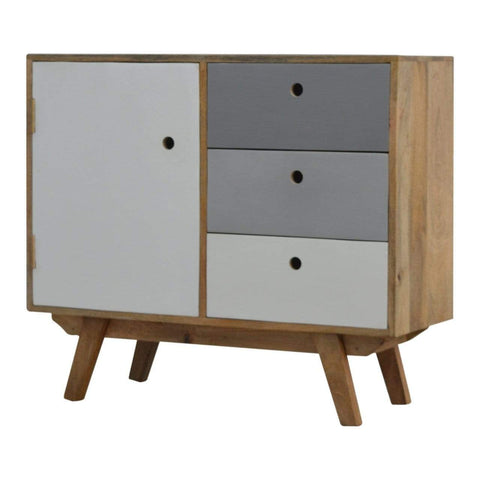 Two Tone Hand Painted Cabinet Living Artisan Furniture 