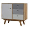 Two Tone Hand Painted Cabinet Living Artisan Furniture 