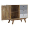 Two Tone Hand Painted Cabinet Living Artisan Furniture 